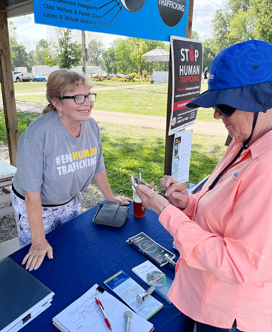 Rotary & RAGBRAI raise human trafficking donations West Liberty Index